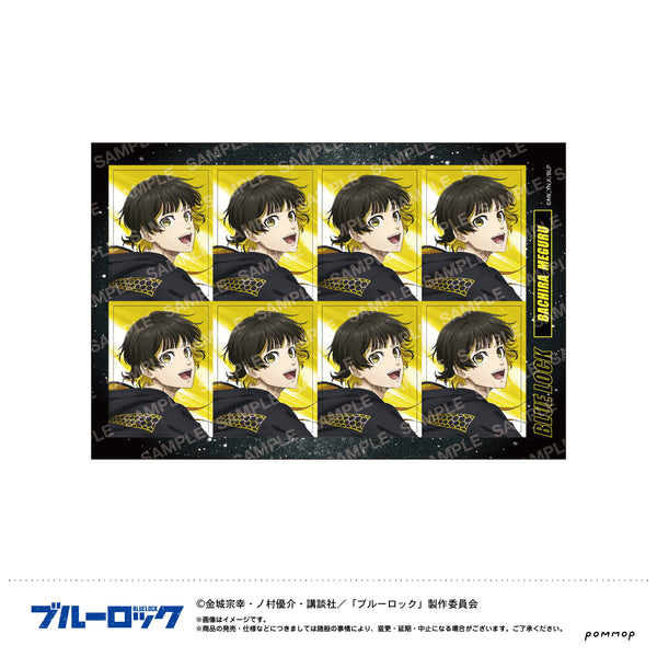 『ブルーロック』証明写真風シール-ナイトサッカー-(E 蜂楽 廻)